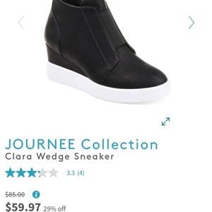 Journee Collection Wedge Sneakers